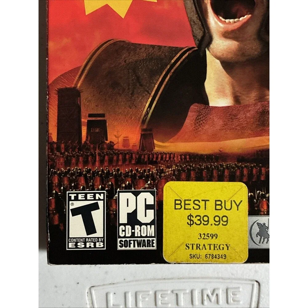 Vintage Y2K PC Windows Strategy Game Rome: Total War 2004